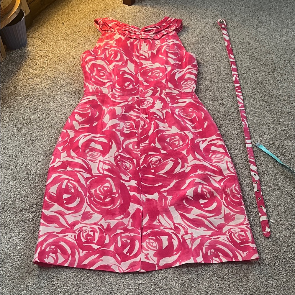 kate spade Pink and White Floral Sheath Dress - Picture 10 of 16